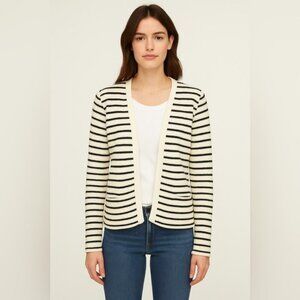 Scotch & Soda Maison Scotch Striped Open-Front Cardigan Size 2